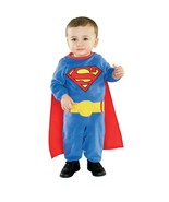 DC Comics Superman Baby Romper Costume Blue - £24.36 GBP