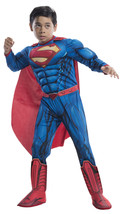 Rubies Costume Dc Superheroes Superman Deluxe Child Costume, Medium - £95.27 GBP