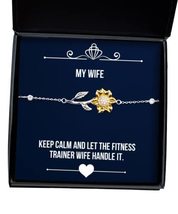 Gag Wife, Keep Calm and Let The Fitness Trainer Wife Handle It, Special ... - £38.36 GBP