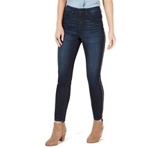 NWT Womens Size 12 12x30 Style &amp; Co. Blue Chain-Link High Waisted Skinny Jeans - £20.33 GBP