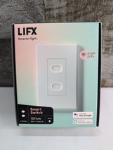 LIFX 1-Pole 2-Buttons Smart Wi-Fi Touch Light Switch, White (LFSPWHT1FUS) - €19,45 EUR