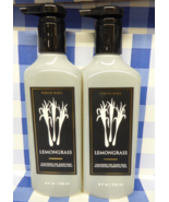 2 White Barn Bath &amp; Body Works LEMONGRASS Cleansing Gel Hand Soap Lot Se... - $18.99