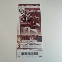 2013 Oklahoma Sooners Football Ticket Stub Tulsa Norman OU - €7,01 EUR