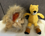 Rare Jellycat Small Bashful Lion doll Plush 8 inch Lovey in coat - $19.75