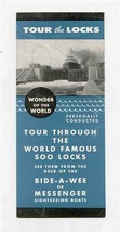Tour Through the World Famous Soo Locks Brochure Sault Ste Marie Michiga... - £13.98 GBP