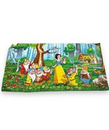Vtg Walt Disney Snow White &amp; The Seven Dwarfs Movie Cartoon Beach Towel ... - £26.02 GBP