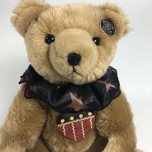Knickerbocker Mr. Doodle Teddy Bear Jointed Teddy 12&quot; Plush Bag &amp; Brush - £40.21 GBP