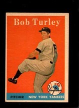 1958 TOPPS #255 BOB TURLEY VG YANKEES *NY9089 - $6.62