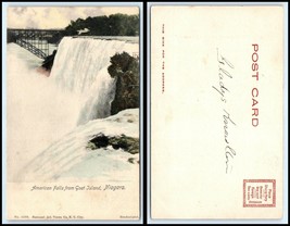 NEW YORK Postcard - Niagara Falls, American Falls From Goat Island F39 - £2.36 GBP