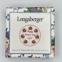 Longaberger Tie-On Mothers Day 1998 Vintage NEW in box Handmade in USA RARE - £10.02 GBP