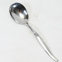 Oneida La Rose Sugar Spoon 6&quot; Wm A Rogers Stainless Barely Used - £5.36 GBP
