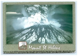Vintage Mount St Helens Eruption Volcano Ash Plume Smoke WA Postcard - $5.95