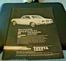 Toyota Corona Ad - One more thing Toyota gives you is a fully- MAN CAVE ART - $7.00