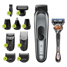 Braun Hair Clippers for Men, MGK7221 10-in-1 Body Grooming Kit, Beard, E... - £71.55 GBP
