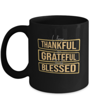 Coffee Mug Funny Thankful Gratefull Blessed  - £15.99 GBP