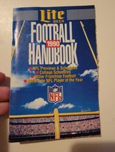 Vintage Miller Lite Mini Football Handbook 1990 NFL  - £7.47 GBP