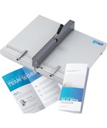 Manual Creasing Machine 60-500g Paper Folding Creaser with 2 Adjustable ... - $149.95