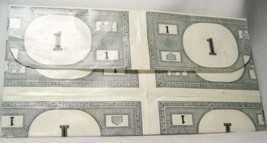 Vintage $1.00 Monopoly Money Wallet Crafted Billfold Board Game - £4.67 GBP+