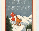 Little Orphan Annie &amp; Sandy Merry Christmas &amp; Happy 1967 Harold Gray  - £132.92 GBP