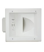 DATA COMM Electronics 45-0231-WH USB Recessed Media Outlet Box In-Wall C... - $84.99