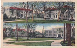 University of Kansas City Missouri MO Postcard 1942 Pittsburg KS Mindenmines A06 - £2.34 GBP