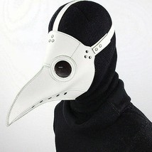 Luh calm fit Funny Medieval Plague Doctor Bird Mask Latex Punk Halloween - £15.89 GBP