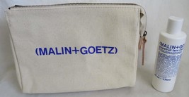 MALIN + GOETZ Grapefruit Face Cleanser 8 fl oz / 236 ml &amp; Toiletry Bag NEW - £31.15 GBP