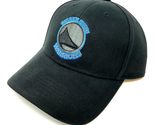 MVP Golden State Warriors Logo Basketball Black Curved Bill Adjustable Hat - $20.53