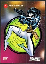 Marvel 1992 Impel Super Heroes Domino Trading Card #19 Ornate EUC Sleeved - £1.57 GBP