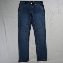 Seven7 10 Tummyless High Rise Skinny Light Wash Stretch Denim Womens Jeans - £14.83 GBP