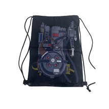 Lootcrate Ghost Busters Nylon Backpack Promo DrawString Black Movie FIlm - £6.75 GBP