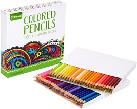 Crayola Adult Colored Pencil Set (100ct), Premium Coloring Pencils For Adult Col - £13.90 GBP+