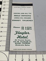 Front Strike Matchbook Cover  Flagler Hotel  Miami, Florida  gmg  Unstruck - £9.69 GBP