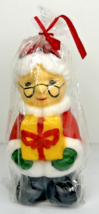Vintage K-Mart Mrs. Claus Decorative Candle New in Packaging 5&quot; SKU H660 - £13.33 GBP
