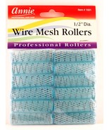 ANNIE 1/2&quot; WIRE MESH HAIR ROLLERS - 12 PCS. (1021) - $147.46 MXN