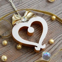 Tyrolean Wooden Heart with Crystal, Valentine&#39;s Day Gift for Women, Mother&#39;s Day - £24.56 GBP+