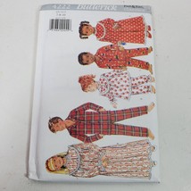 Vintage 1995 Butterick 4222 Sewing Pattern Children Nightgown Pajamas 7 8 10 - $11.30