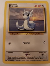 Pokemon 1999 Base Set Dratini 26 / 102 NM Single Trading Card - $9.99