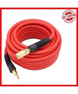 50ft Lightweight Hybrid Air Hose, 300 PSI with Brass Fittings – All-Weat... - $50.48