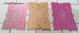 Anna Griffin - Set of 3 Handmade 3D Embossed Paper Layer Frame Die Cuts - £5.58 GBP