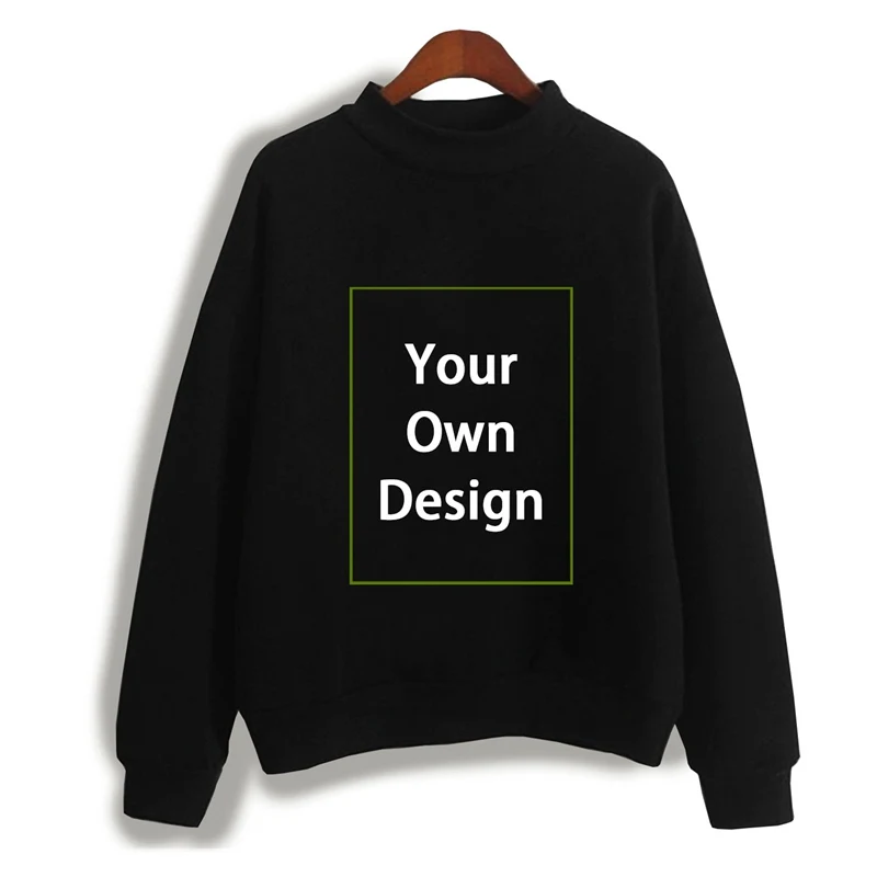Your Own Design  Logo Picture Custom Men Women DIY Sweatshirt Long Sleeve Casual - £79.22 GBP