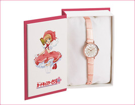 Card Captor Sakura Anime 25th Anniversary Anniversary watch premico pink w/ box - £290.01 GBP