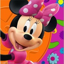 Minnie Mouse Clubhouse Lunch Dinner Napkins 16 Count Birthday Party Supplies - $4.25