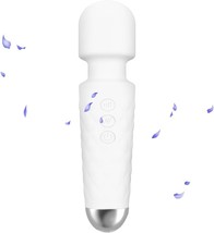 Upgraded Mini Massager Powerful Quiet Portable Multiple speeds and Modes White - £32.44 GBP