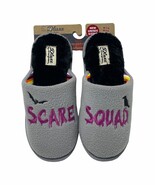 Dluxe by Dearfoams Women Size 7-8 &quot;Scare Squad&quot; Memory Foam Gray Fleece ... - $26.94 CAD
