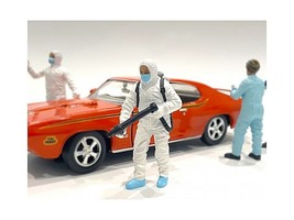 Hazmat Crew Figurine I for 1/24 Scale Models by American Diorama - £14.26 GBP
