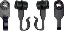 Steel Metal Slide Curtain Track Hooks With Wheels For Gazebo Curtains/Mo... - $39.98