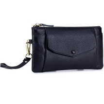 Fashion Women Wallets Handbag Genuine Leather Pouch Ultra-thin Wristlet Clutch L - £22.87 GBP