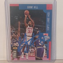 1994 UD COLLECTORS CHOICE GRANT HILL MAGIC PISTONS SIGNED AUTOGRAPHED NB... - $54.98