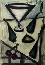 Bernard Buffet Still Life With Fruit, 1967 - £458.20 GBP